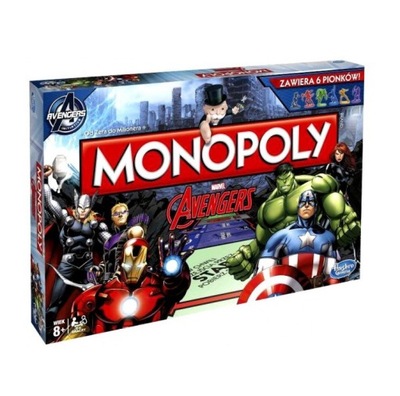 Gra planszowa Monopoly Avengers Hasbro Wersja polska
