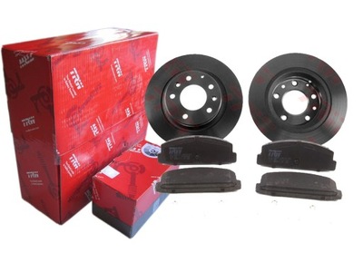 DISCS + PADS TRW REAR MAZDA 6 GG GY GH - milautoparts-fr.ukrlive.com