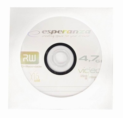 ESPERANZA płyta DVD+R 4.7GB 16x 1 szt. KOPERTA