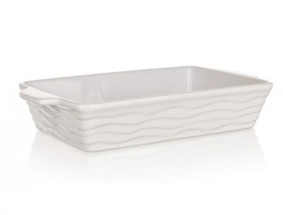 NACZYNIE DO ZAPIEKANIA forma ceramiczna 33*21CM BRYTFANNA BANQUET WHITE