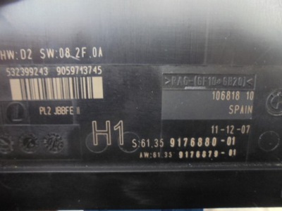 Модуль комфорта bmw e90 e91 e87 9176880 9176879 фото №1