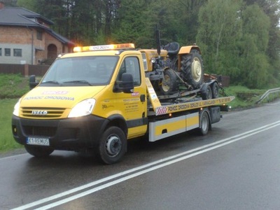 POMOC DROGOWA AUTOLAWETA GORLICE POJAZD ZASTĘPCZY