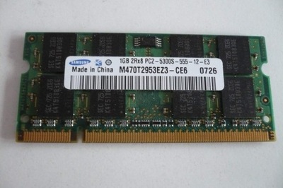 Pamięć Samsung 1GB PC2-5300 667 MHz
