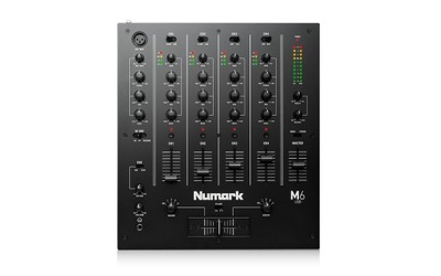 MIKSER CZTEROKANAŁOWY NUMARK M6 USB CZARNY 4 KANAŁY DJ MIKSER ! DEFEKT !