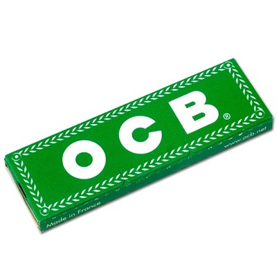Bibułki bletki OCB zielone 50 bibułek