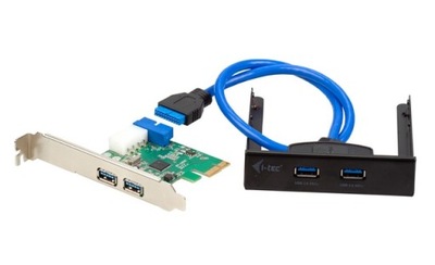 Kontroler USB 3.0 Pciex + Panel 3.5' Hubem USB 3.0