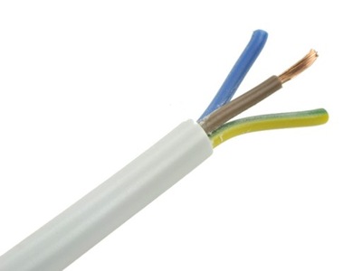 PRZEWÓD kabel prądowy H03VV-F 3x1,00mm2 [1mb]