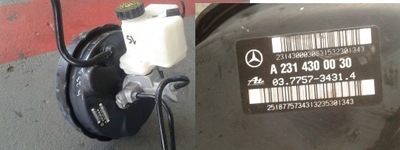 Mercedes sl w231 r231 усилитель тормозов насос тормозная фото №1