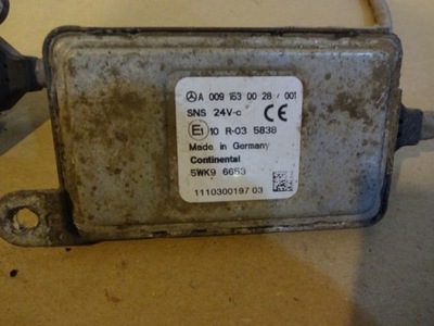 Датчик лямбда-зонд mercedes actros a0091530028/001 фото №1