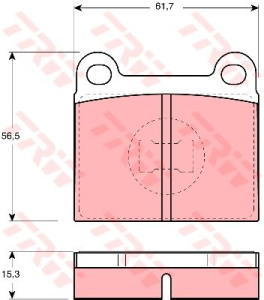 SABOTS DE FREIN DE FREIN DACO AVANT VW GOLF I 74-83 POLO PASSAT - milautoparts-fr.ukrlive.com