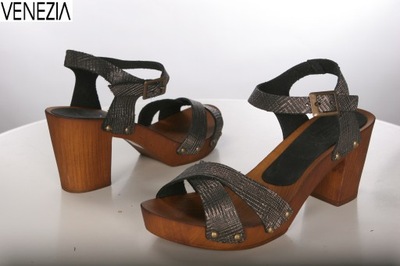 VENEZIA SANDAŁY 574 M NER r 36 WYPRZEDAŻ! -30%