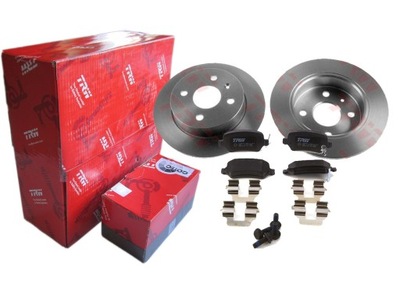 DISCS PADS TRW REAR OPEL MERIVA A 4 OTW - milautoparts-fr.ukrlive.com