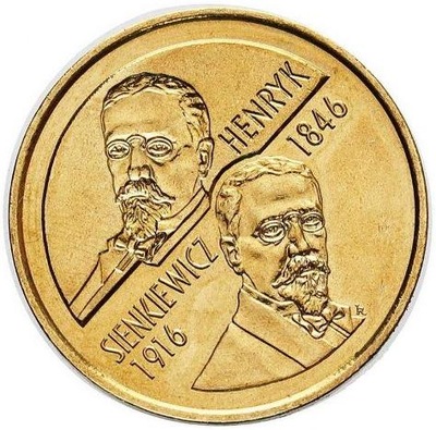 Moneta 2 zł Henryk Sienkiewicz