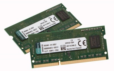 Kingston pamięć RAM 4GB DDR3L 1,35V - 1,5V 1600MHz