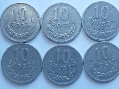 Moneta 10 gr groszy 1965 r ładna