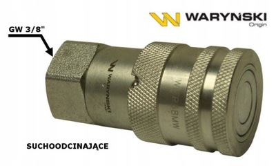 Szybkozłącze suchoodcinające gniazdo GW 3/8"