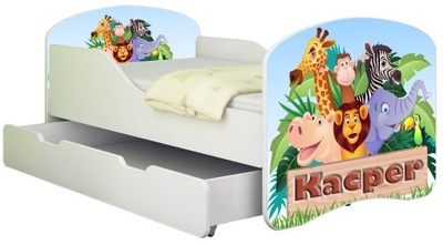 Łóżko dziecięce 140X70 + SZUFLADA materac łóżeczko
