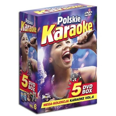 Płyta 5 DVD karaoke Polskie karaoke vol 6 Ostatnie sztuki