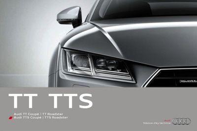 Audi TT TTS prospekt 2015 126 str. Czechy 