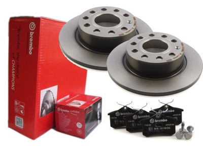 DISQUES + SABOTS DE FREIN BREMBO ARRIÈRE SEAT LEON 1M1 1.9 TDI - milautoparts-fr.ukrlive.com