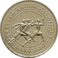 Moneta 2 zł Igrzyska - Ateny 2004