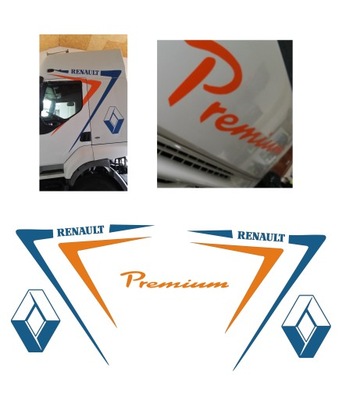 RENAULT PREMIUM naklejki naklejka oklejeni logo