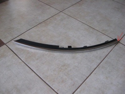 Молдинг бампера хром - audi a6 c6 - 4f0 - lift фото №1