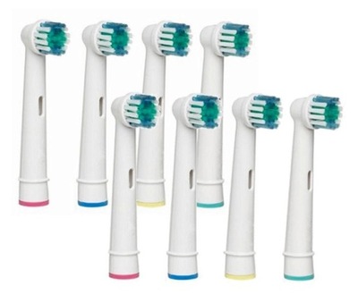 KOŃCÓWKI ZAMIENNIKI DO SZCZOTECZKI ORAL-B 8 SZTUK