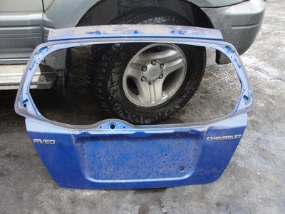 Задняя крышка багажника задняя chevrolet aveo hb оригинал фото №1