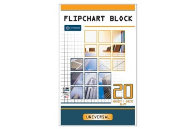 Blok Do Flipcharta 640x1000 20 kartek, gładki Interdruk