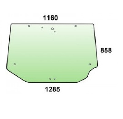 GLACE ARRIÈRE CASE MX 100 110 CX MCCORMICK NIEMIECKA - milautoparts-fr.ukrlive.com