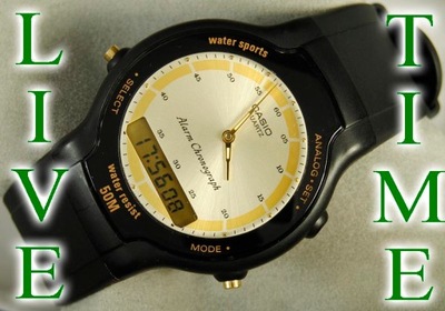 Zegarek na ręke cyfrowo - analogowy marki CASIO