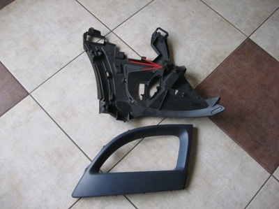 Левая решётка - рамка противотуманной фары - renault scenic iii фото №1