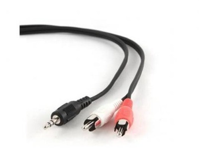 Audio kábel minijack 3.5mm - 2x RCA (chinch) 5m