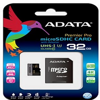 Karta micro SD 32GB ADATA UHs3 adapter 95mb do 4K