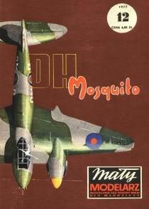 MM 12/1977 Samolot De Havilland Mosquito
