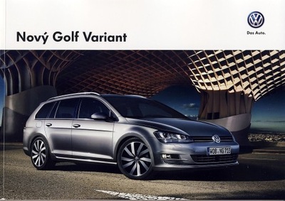 Volkswagen Vw Golf Variant prospekt 2013 Słowacja