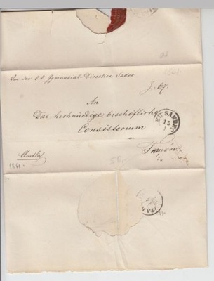 FL286 List z Nowego Sącza 1861 rok