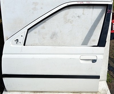 Peugeot 605 дверь левый перед передние белый фото №1