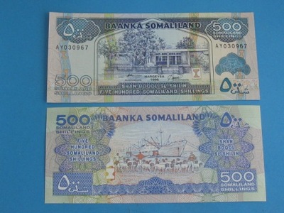 Somaliland Banknot 500 Shillings 1996 !! P-6b UNC