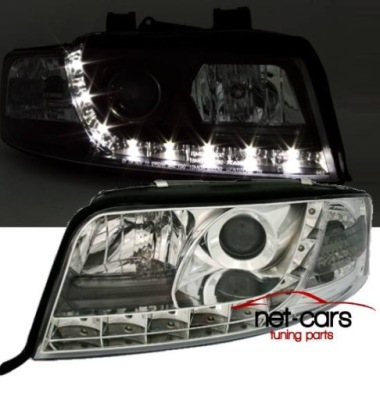 Ліхтарі  фари audi a6 c5 01-04 dayline led c фото №1