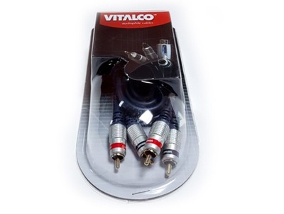 Kabel 2x RCA - 2x RCA Chinch 3m VITALCO HI-END