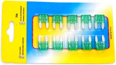 FUSES AUTO FLAT MINI SET 10SZT30A - milautoparts-fr.ukrlive.com