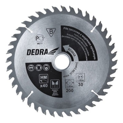 DEDRA PIŁA TARCZOWA DO DREWNA 450X100X30MM
