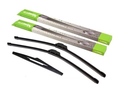 WIPER BLADES NEGOTTI ALFA ROMEO MITO 2008- + REAR - milautoparts-fr.ukrlive.com