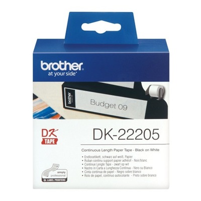 BROTHER DK22205 62mmx30,48m ciągła taśma DK 22205