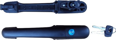 Ручка дверь левая перед + замок vw lt 1995-2006 фото №1