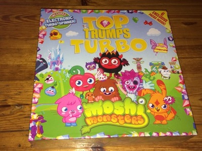 Gra TOP TRUMPS TURBO MOSHI MONSTER electroni NOWA FOLIA