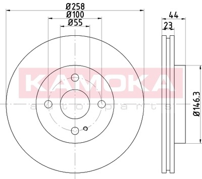 KAMOKA DISC BRAKE PRZED.WENT. - milautoparts-fr.ukrlive.com