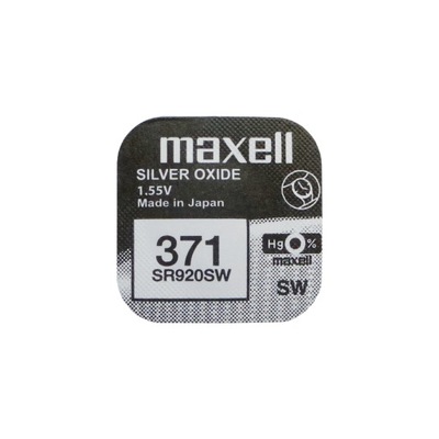bateria srebrowa 371 Maxell SR920SW V371 SR69 370